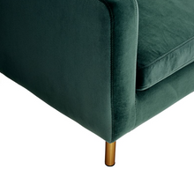 Load image into Gallery viewer, Samira Sage Green Velvet Sofa
