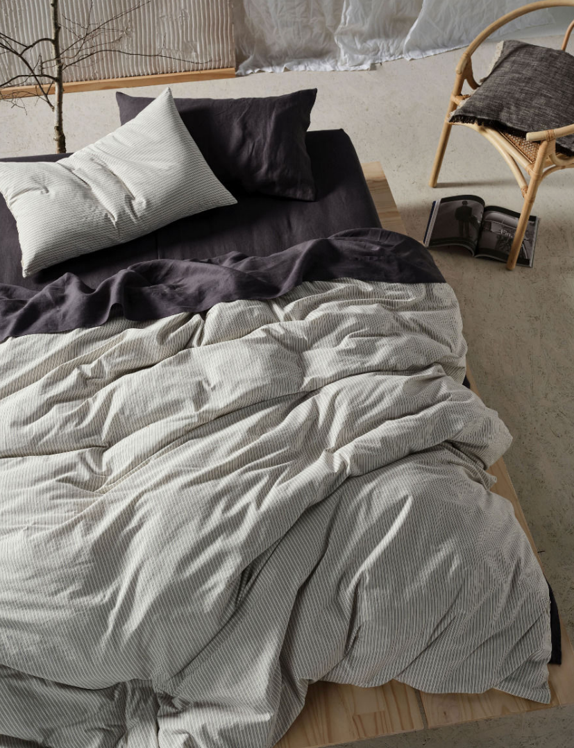 Napier Black Quilt Cover Set