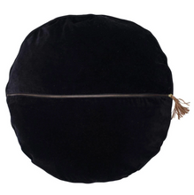 Load image into Gallery viewer, Circlyn Velvet Cushion (Black)
