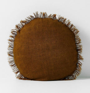 Vintage Round Cushion 45cm (Tobacco)