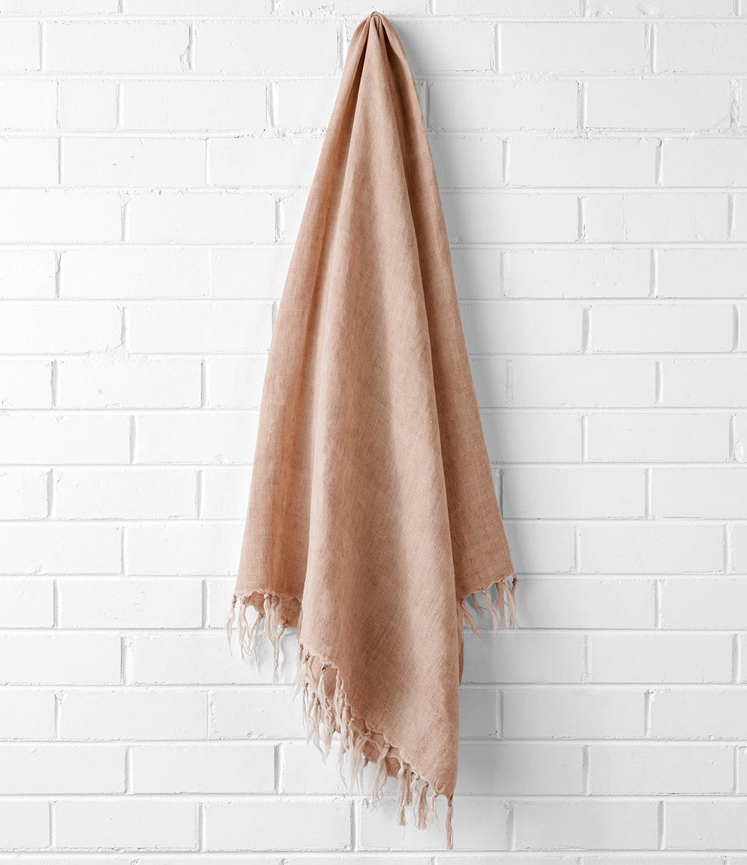 Chambray Linen Throw